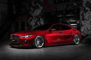 สเกิร์ตข้าง Carbon Fiber Genesis G70 (V2) ADRO แท้