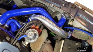 ท่อยางซิลิโคน do88 สีน้ำเงิน สำหรับ FMIC SAAB 900 Turbo 1987-1993, Blue