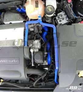 ท่อน้ำหล่อเย็น do88 สีน้ำเงิน สำหรับ SAAB 9-3 2.0T 2003