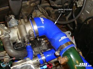 ท่อแรงดัน do88 สีน้ำเงิน สำหรับ SAAB 9000 Turbo 91-98