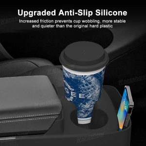 กล่องเก็บของในรถ คอนโซลกลาง Hansshow Tesla Model Y Juniper (ANTI-SLIP PROTECTOR PROOF)