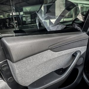 ชิ้นส่วนคาร์บอน ประตู Hansshow Tesla Model Y Juniper (OVERSIZED EXTENDED OVERLAYS)