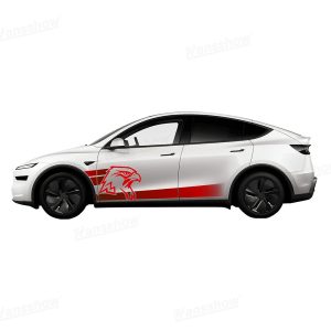 สติกเกอร์ตกแต่ง Hansshow Tesla Model Y Juniper (HEAD)