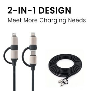EV charging accessories Hansshow Tesla Cybertruck Juniper(LIGHTNING 2-IN-1 ANGLE)