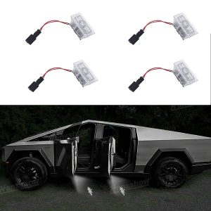ไฟส่องพื้นต้อนรับ ประตู Hansshow Tesla Cybertruck Cyberbeast
