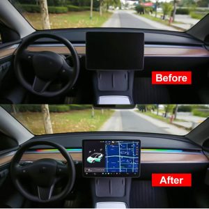 ไฟแอมเบียนต์ คอนโซลหน้า Hansshow Tesla Model 3 Highland (STRIPS LIGHT VENT)
