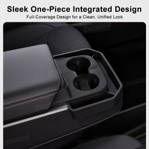 กล่องเก็บของในรถ คอนโซลกลาง Hansshow Tesla Model Y Juniper (SHAKE ANTI SLIP)