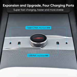 ก้านเกียร์ Hansshow Tesla Model 3 Highland (ADAPTER DOCKING STATION)
