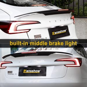 สปอยเลอร์ท้าย ท้ายรถ Hansshow Tesla Model Y (MIDDLE BRAKE LIGHT)