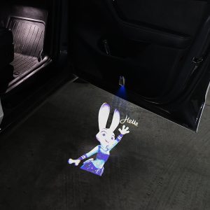 ไฟส่องพื้นต้อนรับ ประตู Hansshow Tesla Cybertruck (UNIVERSAL STICK-ON WIRELESS)