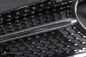 กระจังหน้า สำหรับ W212 E-Class ทรง Diamond ไม่มีรูกล้อง