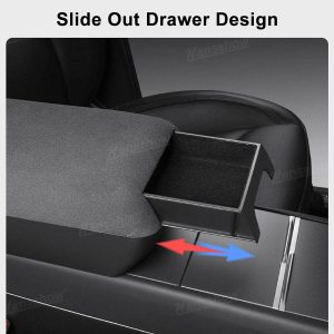 กล่องเก็บของในรถ คอนโซลกลาง Hansshow Tesla Model Y Juniper Highland (REQUIRED DRAWER RISER)
