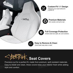 อุปกรณ์เบาะ Hansshow Tesla Cybertruck (RACING STYLE PERFORATED)