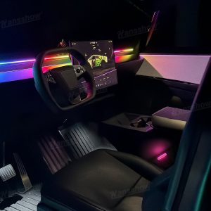 ไฟแอมเบียนต์ Hansshow Tesla Cybertruck (RECEPTACLE 64-COLOR BUCKLE)