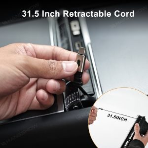 ไฟแอมเบียนต์ Hansshow Tesla Model Y Juniper Highland (RETRACTABLE MULTIPORT ADAPTER)