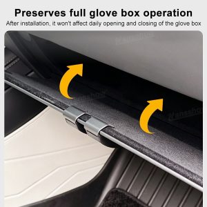 กล่องเก็บของในรถ ช่องเก็บของ Hansshow Tesla Model Y Juniper (DESIGNFOR GLOVEBOX STANDARD)