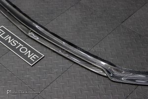ลิ้นหน้า Carbon Fiber สำหรับ W205 C-Class Facelift ทรง CMST