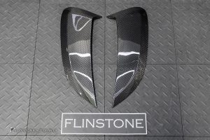 ช่องลมประตูข้าง Carbon Fiber สำหรับ Porsche 718 Cayman-Boxster ทรง GT4