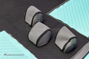 ชุดเบาะหนัง สำหรับ W213 E-Class ทรง E63 AMG สี Tiffany Blue