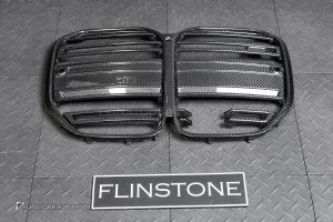 กระจังหน้า Carbon fiber สำหรับ BMW G22 Series 4 ทรง M4 แบบเว้า ACC