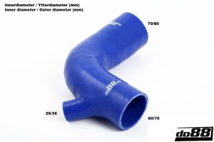 ท่อไอดี do88 สีน้ำเงิน สำหรับ SAAB 900/9-3 Turbo 94-00