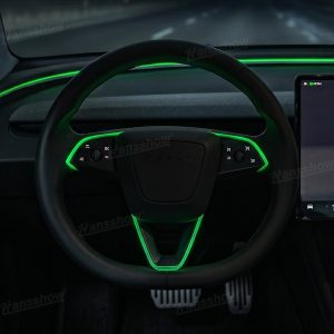 ไฟแอมเบียนต์ พวงมาลัย Hansshow Tesla Model Y Juniper Highland (LIGHT SYNC LED)