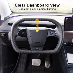 พวงมาลัย พวงมาลัย Hansshow Tesla Cybertruck Juniper Highland (CYBERWHEEL CARBON FIBER)