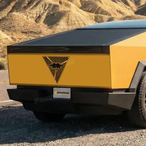 สติกเกอร์ตกแต่ง Hansshow Tesla Cybertruck Cyberbeast (TRIANGLE REAR WOLF)