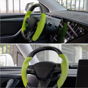 พวงมาลัย พวงมาลัย Hansshow Tesla Model Y (GREEN)