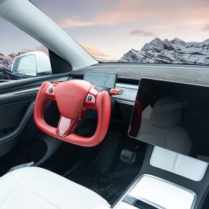 พวงมาลัย พวงมาลัย Hansshow Tesla Model Y (QUALITY HIGH)
