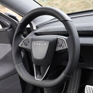 พวงมาลัย พวงมาลัย Hansshow Tesla Model Y Juniper (BUTTON COVERS FRAME)