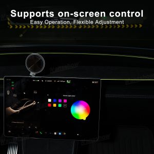 ไฟแอมเบียนต์ Hansshow Tesla Model Y Juniper (CONTROL SCREEN)