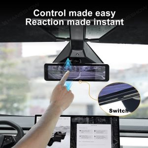 กล้องติดรถยนต์ คอนโซลหน้า Hansshow Tesla Cybertruck (RECORDING STREAMING REARVIEW)