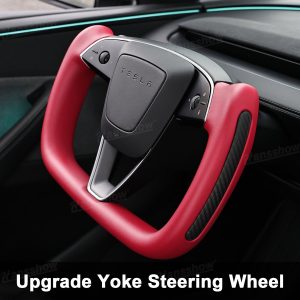 พวงมาลัย พวงมาลัย Hansshow Tesla Model Y Juniper Highland (JUNIPER RED 3)