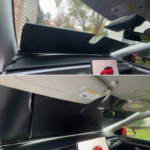 ม่านบังแดด กระจกหน้า Hansshow Tesla Model Y Juniper Highland (AUTO-LIFT ELECTRIC FRONT)