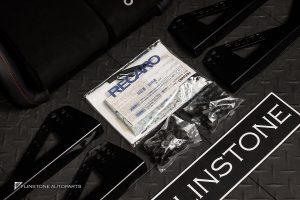 เบาะ Recaro RSS-L ASM LTD Alcantara ดำ ด้ายสีแดง พร้อมขาเบาะ และชุดน๊อต