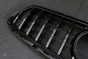 กระจังหน้า สำหรับ W254 GLC-Class ทรง GLC43 GLC63 AMG 1.1 มีกล้อง สีดำด้าน-ครเมี่ยม ขอบดำเงา