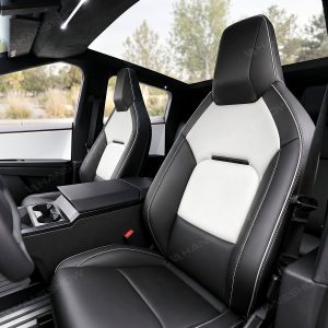อุปกรณ์เบาะ Hansshow Tesla Cybertruck (RACING STYLE WHITE)