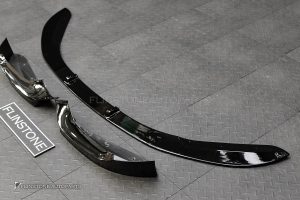 ลิ้นหน้า BMW F20 Series 1 LCI ทรง M Performance สีดำเงา