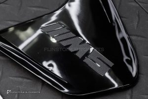 ฝาครอบกระจกบานหลังสุด BMW G60 Series 5 ลาย M5 สีดำเงา