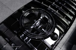 กระจังหน้า สำหรับ W167 GLS-Class Facelift ทรง GT สีดำเงา