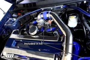 ท่อน้ำหล่อเย็น do88 สีน้ำเงิน สำหรับ SAAB 900/9-3 Turbo 94-00