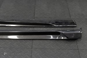 สเกิร์ตข้าง Carbon Fiber สำหรับ BMW X6 G06 LCI ทรง Larte design