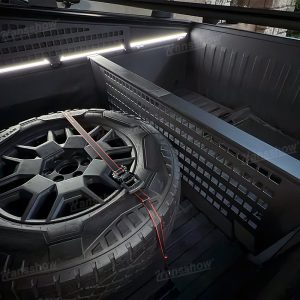 พรมปูพื้น ท้ายรถ Hansshow Tesla Cybertruck (WATERPROOF DIVIDER PICKUP)