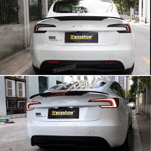 สปอยเลอร์ท้าย ท้ายรถ Hansshow Tesla Model Y (MIDDLE BRAKE LIGHT)