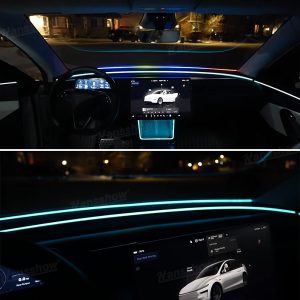 ไฟแอมเบียนต์ กระจกหน้า Hansshow Tesla Model Y Juniper
