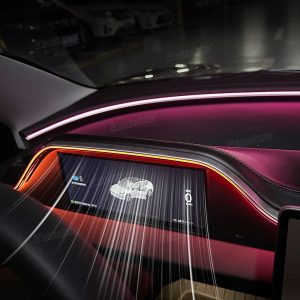 ไฟแอมเบียนต์ คอนโซลหน้า Hansshow Tesla Model 3 Highland (INSTRUMENT 8.9-INCH LIGHTING)