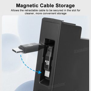 กล่องเก็บของในรถ คอนโซลกลาง Hansshow Tesla Model Y Juniper Highland (WIRELESS ADAPTER CHARGER)