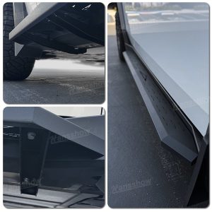 บันไดข้างไฟฟ้า Hansshow Tesla Cybertruck (BAR-WITH CUSTOM BOARD) (แบบที่ 2)