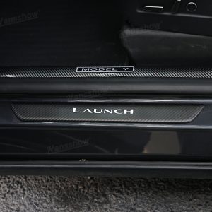 ชิ้นส่วนคาร์บอน ประตู Hansshow Tesla Model Y Juniper (LETTERING PROTECTOR LAUNCH)